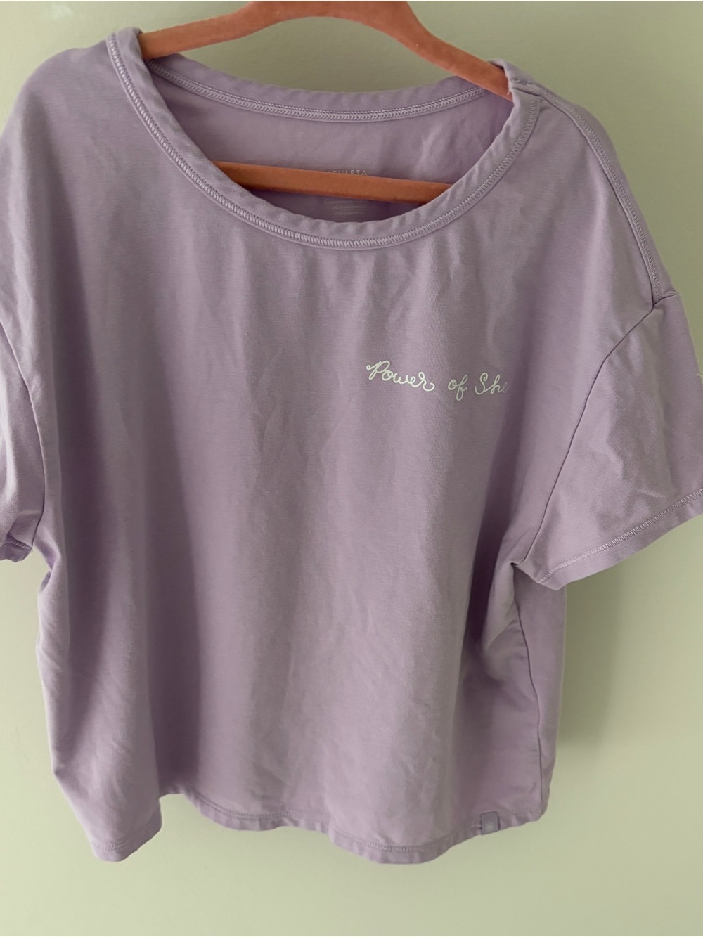 Athleta Girl Lavender Girl Logo Tee